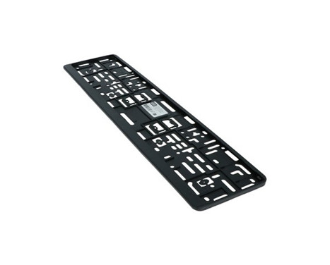Carpoint License Plate Holder Click + Text Border