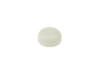 License Plate Screw Cover Cap White - 50 pcs.