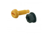 Number plate bolt 2 pieces