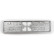 Plastic license plate holder 'Click' 52x11cm Silver, Thumbnail 2