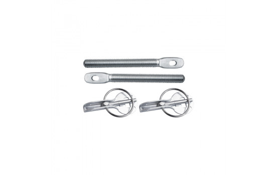 Simoni Racing Set universal bonnet hooks / pins - Stainless steel - Quick release - Type 2