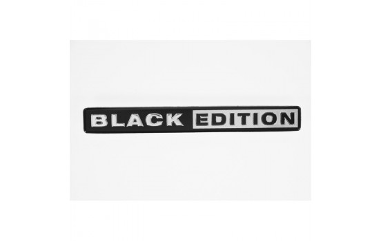 Aluminum Emblem/Logo - BLACK EDITION - 11,8x1,4cm
