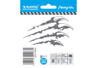 Car Tattoo Sticker Claws - 9.7x5.9cm