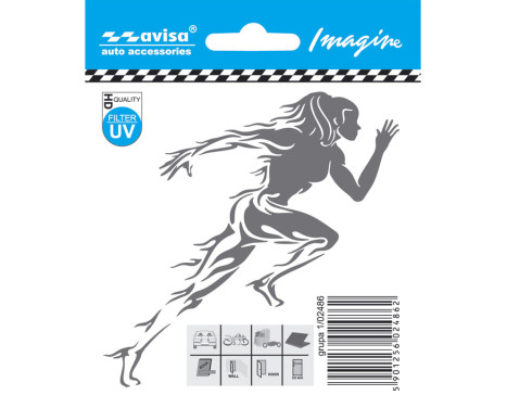 Car Tattoo Sticker Runner - 9.6x9.6cm