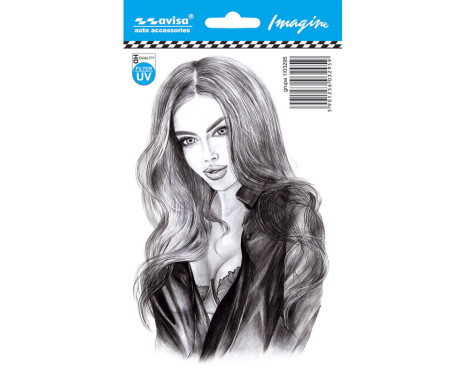 Car Tattoo Sticker Sara girl - 10.9x17cm
