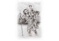 Car Tattoo Sticker St. Christopher - 33x47.5cm