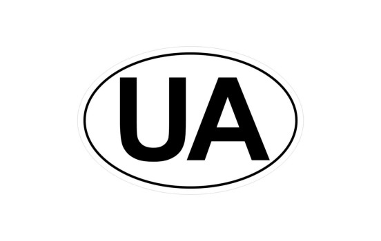 Car Tattoo Sticker UA - 16x10.5cm