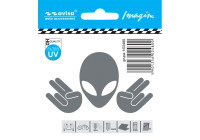 Car Tattoo Sticker UFO - 8.6x5cm