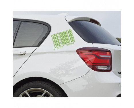 Foliatec Cardesign Sticker - Code - neon green - 37x24cm, Image 2