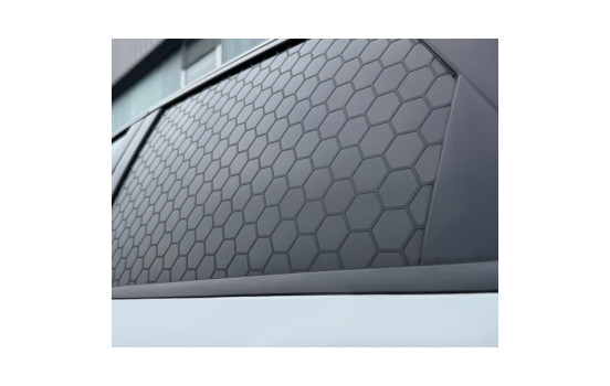 Foliatec Window Sticker Honeycomb - Set of 3 75x50cm - Matte Black, Image 2