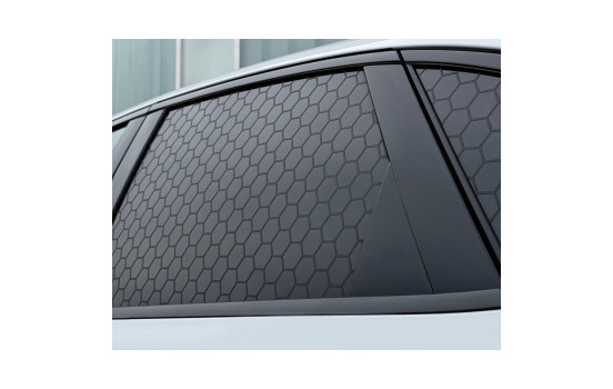 Foliatec Window Sticker Honeycomb - Set of 3 75x50cm - Matte Black, Image 3