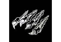 Nickel Sticker 'Claws' - 75x53mm