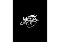 Nickel Sticker 'Cyclist 2' - 60x40mm