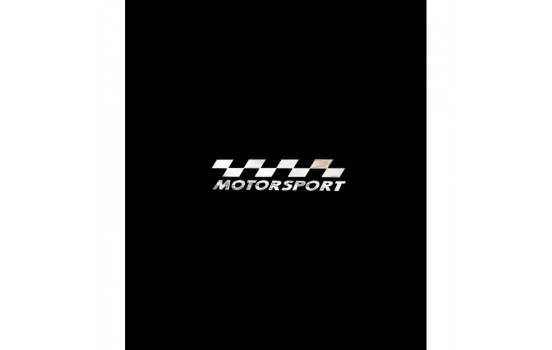 Nickel Sticker 'MOTORSPORT' - 70x15mm