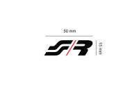 Simoni Racing Sticker 'SR' - 50x15mm