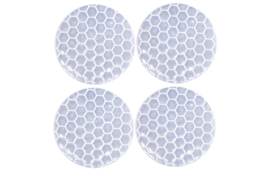 Simoni Racing Stickerset 'Reflective' - White - Set of 4 pieces, Image 2