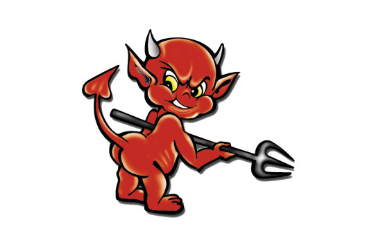 Sticker Funny Devil - 11x10.5cm, Image 2
