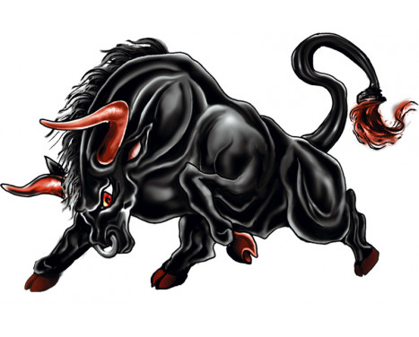 Sticker Raging Bull - 18x12cm