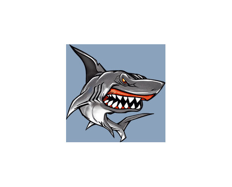 Sticker Shark II - 11x10,5cm, Image 2