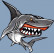 Sticker Shark II - 11x10,5cm, Thumbnail 2