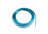 Simoni Racing Interior Trim Chrome - Blue - 3 meters