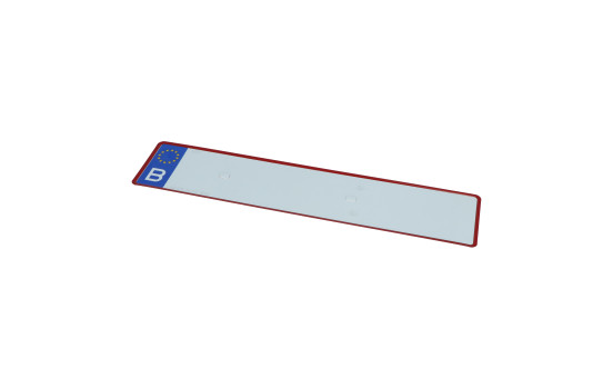 Carpoint Belgian License Plate with Point