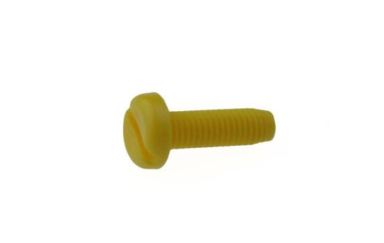 License plate screw Plastic 20 pieces M6X20 mm