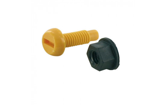 Number plate bolt 2 pieces