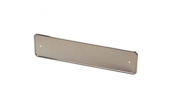 Stainless steel License plate holder Chrome 52x11cm per piece