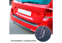 ABS Rear bumper protection molding suitable for MG 3 Facelift 2018-2023 Carbon Look