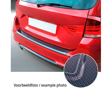 ABS Rear bumper protection strip suitable for MG 5 SW EV Facelift 2023- Carbon Look