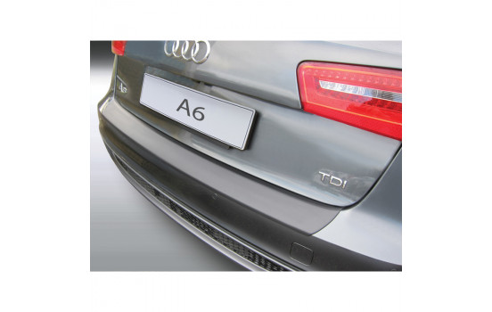 ABS Rear bumper protector Audi A6 Avant / Allroad 2011- (excluding S6 / RS6) Black