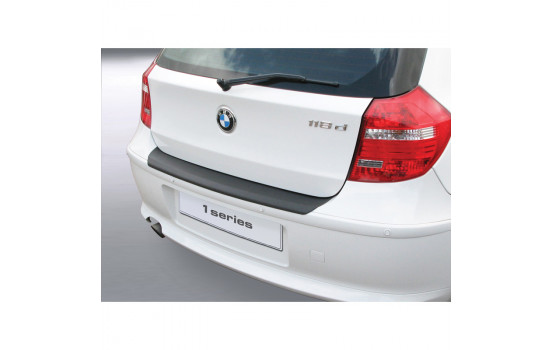 ABS Rear bumper protector BMW 1-Series E87 3/5 doors 2004-2007 Black