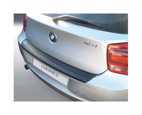 ABS Rear bumper protector BMW 1-Series F20 / F21 3/5 doors 2011-2015 Black
