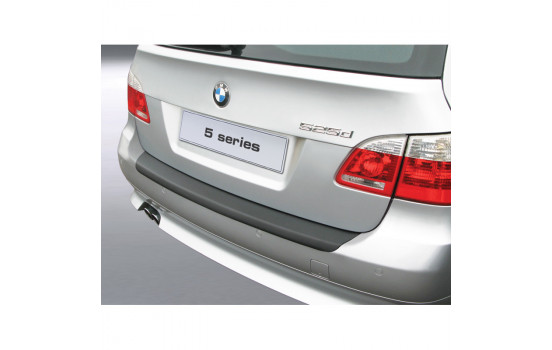 ABS Rear bumper protector BMW 5-Series E61 Touring 2004-2010 (excluding M sport) Black