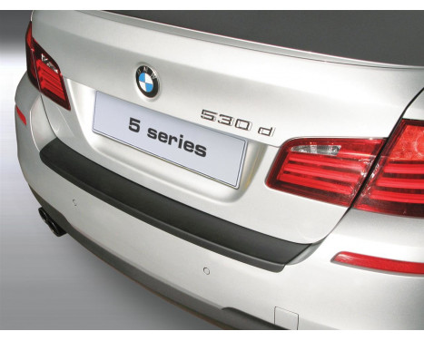 ABS Rear bumper protector BMW 5-Series F10 Sedan 2010- 'M-Sport' Black