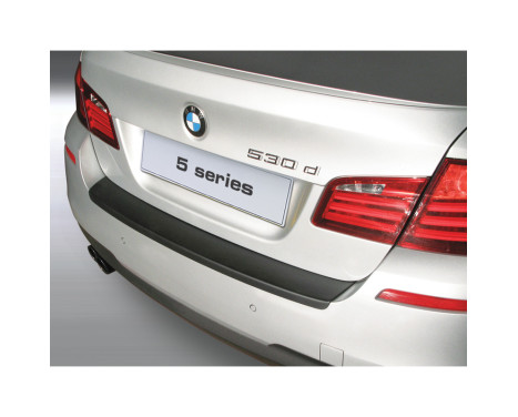 ABS Rear bumper protector BMW 5-Series F10 Sedan 2010- 'M-Sport' Black, Image 2