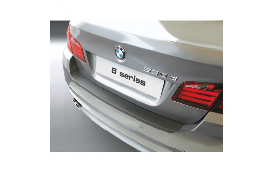 ABS Rear bumper protector BMW 5-Series F10 Sedan 2010- Black