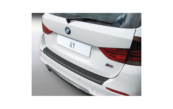 ABS Rear bumper protector BMW X1 2009- Black