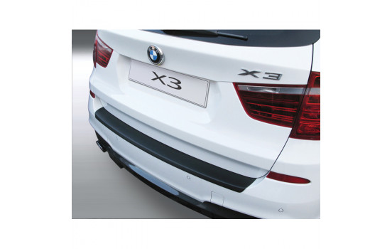 ABS Rear bumper protector BMW X3 2010- Black