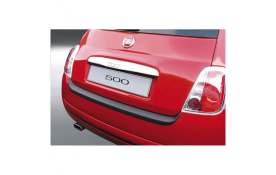 ABS Rear bumper protector Fiat 500 2007- Black