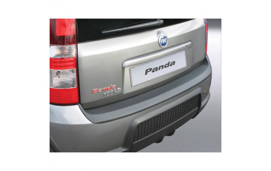 ABS Rear bumper protector Fiat Panda 100HP 3 doors 2006- Black