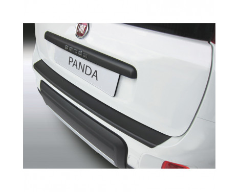 ABS Rear bumper protector Fiat Panda 4x4 / Trekking 3 / 2012- Black