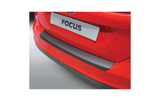 ABS Rear bumper protector Ford Focus HB 5 doors 2015- Black