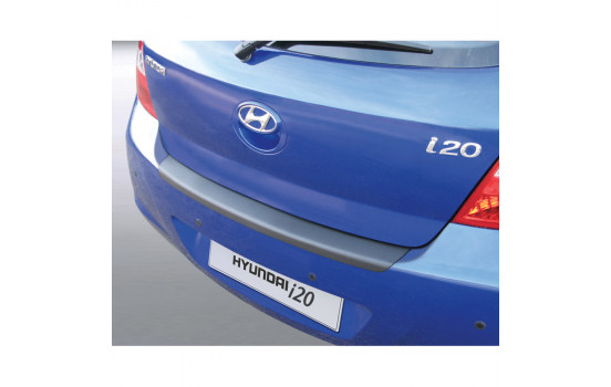 ABS Rear bumper protector Hyundai i20 5 doors from 2009 to 2012 Black