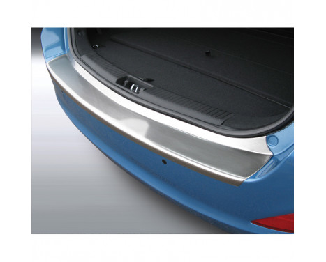 ABS Rear bumper protector Hyundai i30 Tourer 2012- 'Brushed Alu' Look, Image 2
