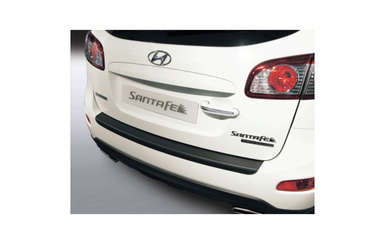 ABS Rear bumper protector Hyundai Santa Fe 2010- Black
