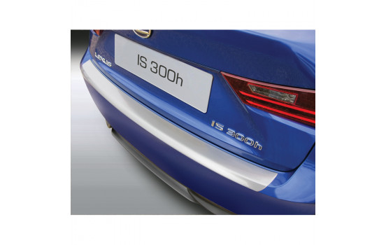 ABS Rear bumper protector Lexus IS 6 / 2013- 'Brushed Alu' Look