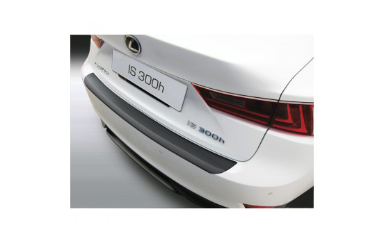 ABS Rear bumper protector Lexus IS 6 / 2013- Black