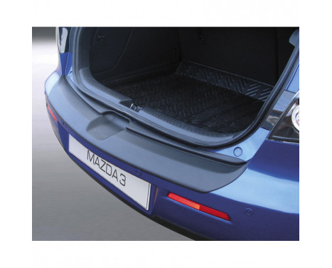 ABS Rear bumper protector Mazda 3 HB 5 doors 2006-2009 excl. Sport Black, Image 2